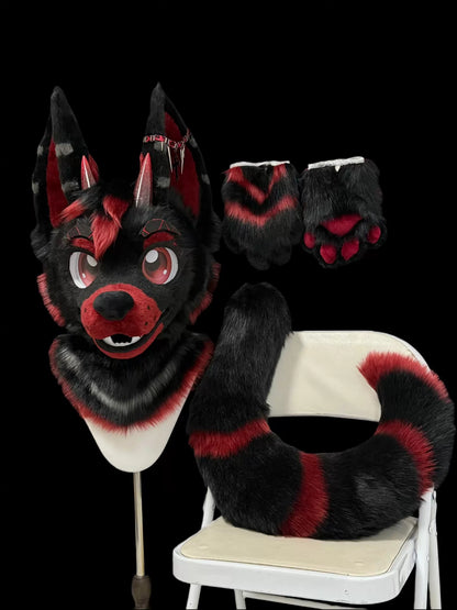 Kemono Fursuit Head - Premium Full Head with Neck