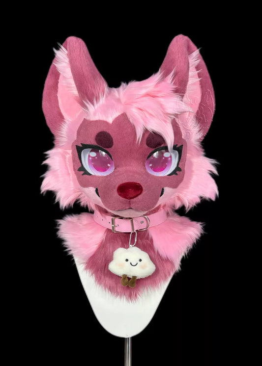 Toony Cat Fursuit Head — Pink