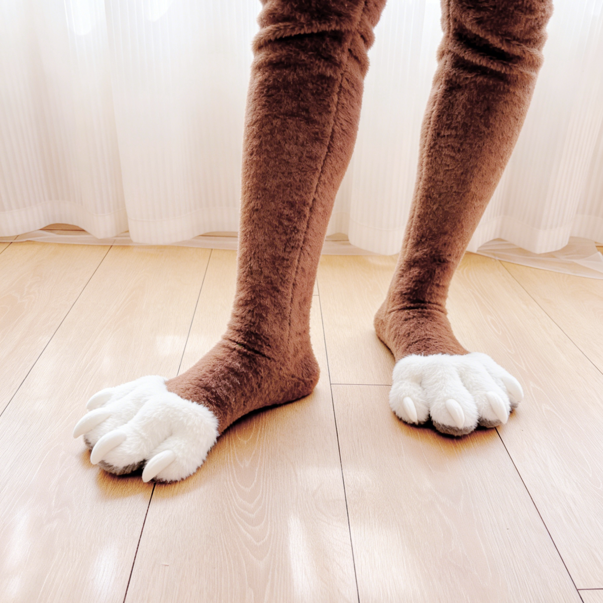 Fursuit Feet Paws - Claw Socks (Wolf/Fox/Cat)
