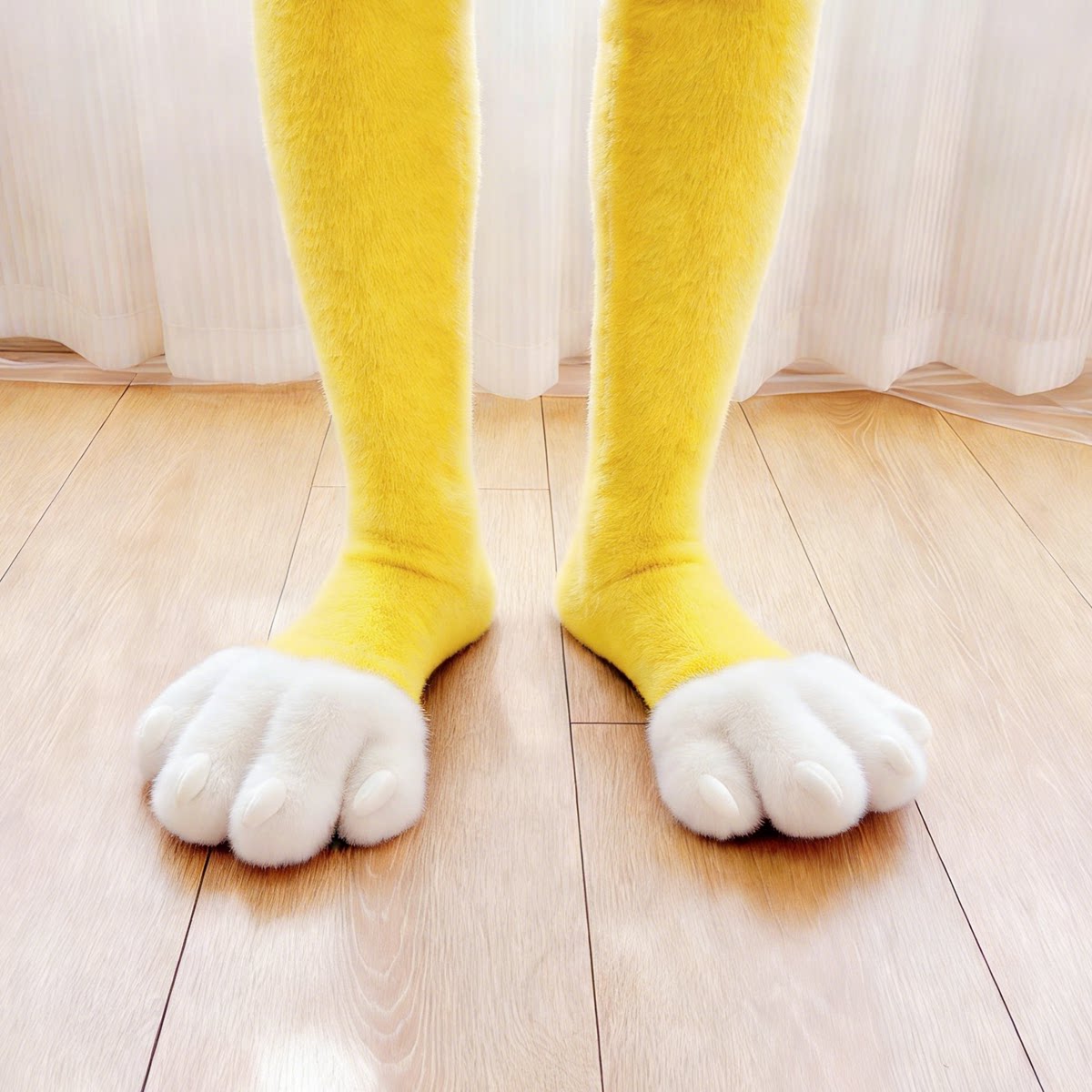 Fursuit Feet Paws - Claw Socks (Wolf/Fox/Cat)
