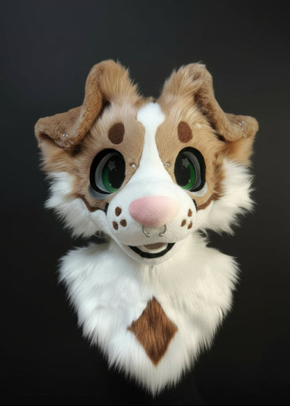 Kemono Kigurumi Fur Mask - Dog Style
