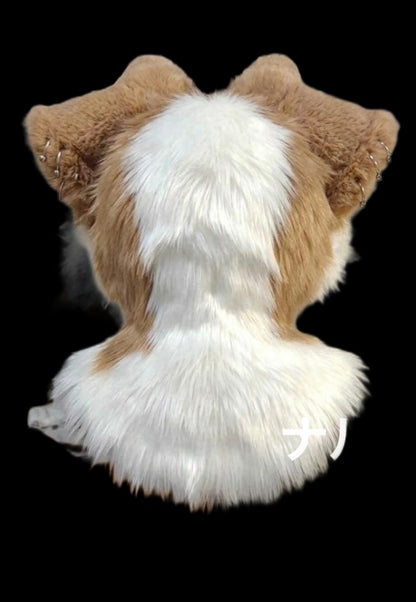 Kemono Kigurumi Fur Mask - Dog Style